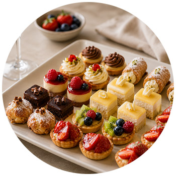 abbinamento piccola pasticceria